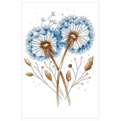 Pasmanteria - Haft krzyżykowy - Zestaw do haftu - Niebieskie dmuchawce III - miniaturka - grafika 1