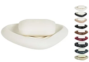 Spirella ETNA White/White mydelniczka 10.10536 - Mydelniczki i dozowniki mydła - miniaturka - grafika 1