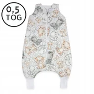 Śpiworki dla dzieci - LETNI Śpiworek z nogawkami 68-86 S WZORY!!! - miniaturka - grafika 1