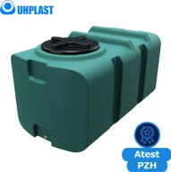 Zbiorniki na deszczówkę - UHP Zbiornik na wodę 400l UHP KUBATON SK-400 Ciemnozielony - miniaturka - grafika 1