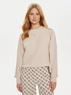 Bluzy damskie - Guess Bluza W4YQ17 KC8I0 Beżowy Regular Fit - miniaturka - grafika 1