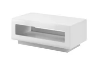 Ławy i stoliki kawowe - Stolik kawowy Tulsa 99 - biały / biały połysk - miniaturka - grafika 1