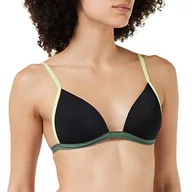 Stroje kąpielowe - sloggi Shore Damska góra od bikini Marina Grande, czarna, L - miniaturka - grafika 1