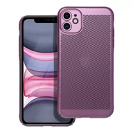 Etui i futerały do telefonów - Futerał BREEZY do IPHONE 11 fioletowy - miniaturka - grafika 1