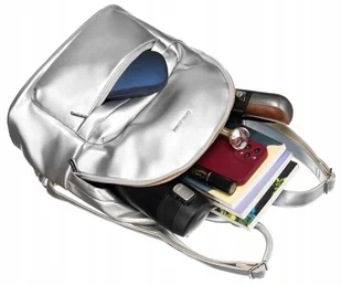 Stylowy Plecak Damski Ze Skóry Ekologicznej Lumarko! - Plecaki - miniaturka - grafika 8