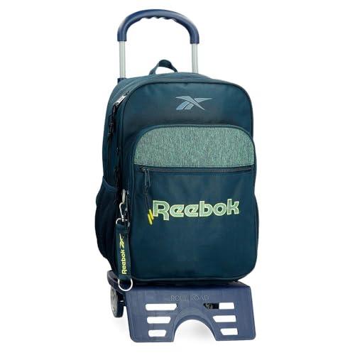 Reebok Summerville Plecak szkolny z wózkiem Zielony 30x40x12 cms Poliester 14,4L by Joumma Bags, Zielony, plecak szkolny na kółkach