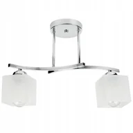 Lampy sufitowe - Nowoczesna lampa sufitowa wisząca żyrandol chrom - miniaturka - grafika 1