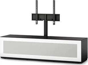 Sonorous Stolik RTV z uchwytem ST261I-BLK-WHT-BW - Uchwyty do telewizora - miniaturka - grafika 1
