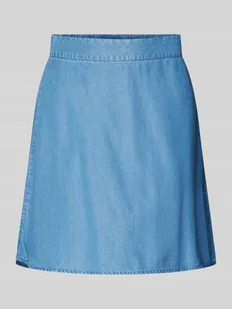 Spódnica mini z imitacji denimu model ‘BREE’ - Spódnice - miniaturka - grafika 1