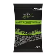 Podłoże do akwarium - AQUAEL AQUAEL Żwir Bazaltowy 2-4 mm 2kg - miniaturka - grafika 1