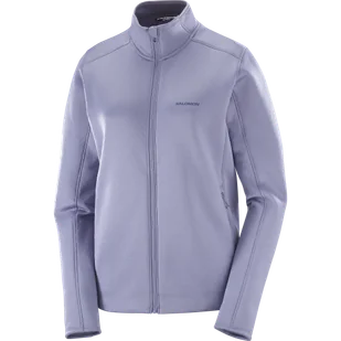 BLUZA DAMSKA SALOMON OUTLINE WARM FZ W C24697 - Bluzy sportowe damskie - miniaturka - grafika 1