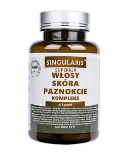 SINGULARIS Singularis Włosy Skóra i Paznokcie kompleks x 60 kaps - Nutrikosmetyki - miniaturka - grafika 1