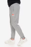 Spodnie damskie - Ellesse spodnie dresowe kolor szary gładkie SGS08749 - miniaturka - grafika 1