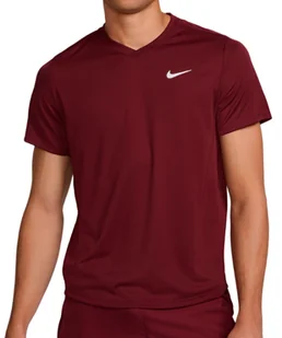 Koszulka Nike Tenisowa - Męska - Rozmiar S - Court Dri-FIT Victory - CV2982639 - Brązowa - Koszulki męskie - miniaturka - grafika 1