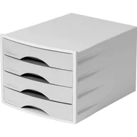 Półki na dokumenty - Szuflady na dokumenty DURABLE Eco szare - 4 szufladki 776210 - miniaturka - grafika 1