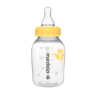 Butelka do karmienia Medela Breastmilk Bottle With Teat Biały 150ml - Butelki dla niemowląt - miniaturka - grafika 1