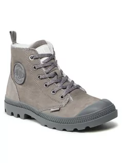 Kozaki damskie - Palladium Trapery Pampa Hi Zip Wl 95982-055-M Szary - grafika 1