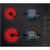 Płyty gazowo-elektryczne do zabudowy - Płyta gazowo-elektryczna SMITH&amp;BROWN SHO-V261-BP4 - miniaturka - grafika 1