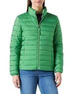 Kurtki damskie - s.Oliver Kurtka damska z długim rękawem Regular Fit, zielony, 40 - miniaturka - grafika 1