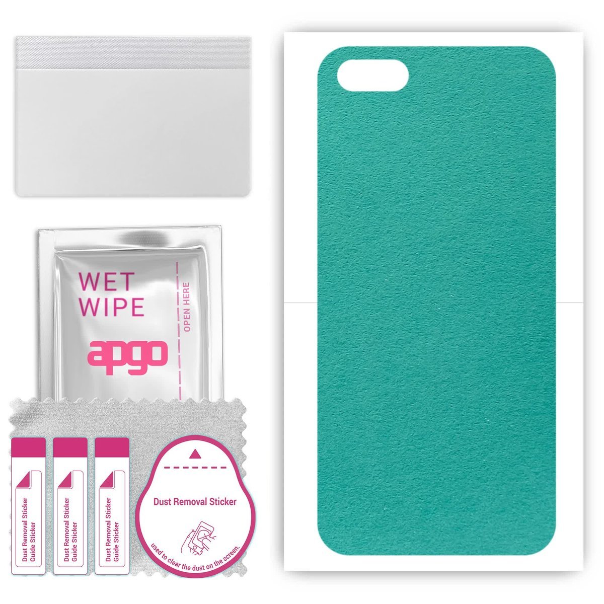 Folia naklejka skórka strukturalna na TYŁ Zamsz do Huawei Y5 lite (2018) - Zamsz Miętowy - apgo SKINS