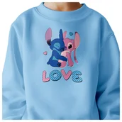 Bluzy dla dziewczynek - BLUZA DZIECIĘCA STITCH LOVE 146-152 DLA DZIEWCZYNKI CHŁOPCA - miniaturka - grafika 1