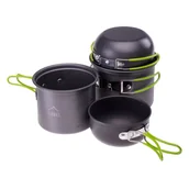Kuchnia turystyczne i akcesoria - MENAŻKA ELBRUS HIKE PRO COOK SET M000161472 – Szary - miniaturka - grafika 1