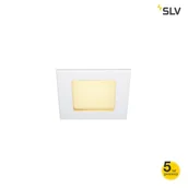 Lampy sufitowe - SLV SPOTLINE FRAME BASIC LED Set 6W WW biały mat z zasilaczem 112721 - miniaturka - grafika 1