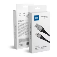 Kable USB - Kabel Blue Star z oplotem ze złączem USB A do Lightning 2,4A - miniaturka - grafika 1