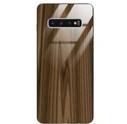 Etui i futerały do telefonów - Etui drewniane Samsung Galaxy S10 Plus Premium Wood Brown Forestzone Glass - miniaturka - grafika 1