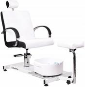 Fotele kosmetyczne - Calissimo Fotel do pedicure masażer stóp Kosmetyczny SPA ENZO-003WB - miniaturka - grafika 1