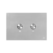 Przyciski spłukujące - Przycisk spłukujący do stelaża pneumatyczny Blink Szary Oli - miniaturka - grafika 1