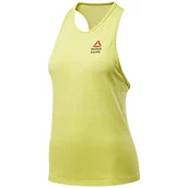 Koszulki i topy damskie - Reebok Rc Myoknit Tank Games damski top bez rękawów żółty Chartr XXS - miniaturka - grafika 1