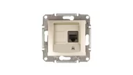Gniazdka elektryczne - Schneider Electric Schneider Sedna satyna gniazdo komputerowe 1 SDN4300168 - miniaturka - grafika 1