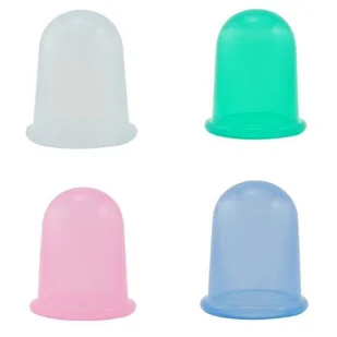 Silikonowa bańka chińska do masażu - Kolorowa - 5 cm x 8 cm - Akcesoria medycyny naturalnej - miniaturka - grafika 1