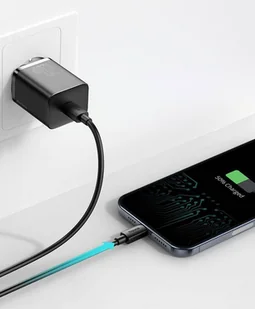Baseus Super Si 1C szybka ładowarka USB Typ C 20W Power Delivery + kabel USB Typ C - Lightning 1m czarny (TZCCSUP-B01) - Kable USB - miniaturka - grafika 16