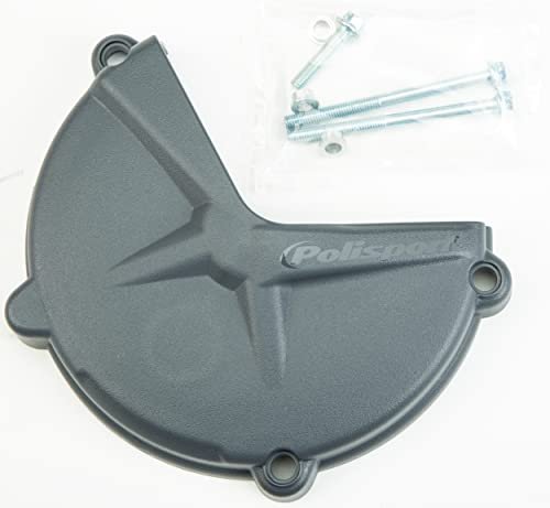 POLISPORT 8467300003 - Osłona sprzęgła wykonana z odpornego na uderzenia poliamidu kompatybilna z motocyklami GAS GAS w kolorze szarym nardo