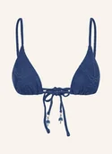 Stroje kąpielowe - Seafolly Góra Od Bikini Trójkątnego Oasis blau - miniaturka - grafika 1