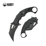 Noże - Nóż składany Kubey Wrath Black G10, Blackwashed by MUZI Design (KU261E) - miniaturka - grafika 1