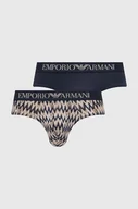 Majtki męskie - Emporio Armani Underwear slipy 2-pack męskie kolor granatowy 111733 4R504 - miniaturka - grafika 1