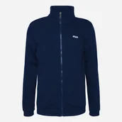 Bluzy męskie - Bluza męska rozpinana streetwear z kołnierzykiem Fila FAM0478-50001 S Niebieska (4064556480262). Bluzy męskie streetwear - miniaturka - grafika 1