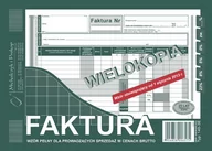 Druki akcydensowe - Druk, faktura brutto, A5, (pełna) (wielokopia) - miniaturka - grafika 1