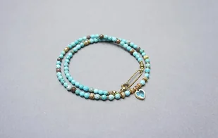 Turkus vol. 40 /choker/ naszyjnik 10.09.25 - Szlachetna kolekcja - Naszyjniki - miniaturka - grafika 1