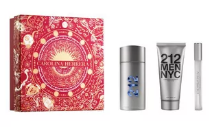 Zestaw Christmas 2023 Carolina Herrera Men 212 Woda Toaletowa 100 ml + Żel pod prysznic  100 ml + Spray Edt 10 ml (8411061074916) - Zestawy kosmetyków męskich - miniaturka - grafika 1