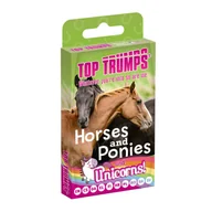 Gry karciane - Top trumps Konie, Kucyki i Jednorożce - gra planszowa - miniaturka - grafika 1