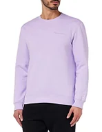 Bluzy męskie - Champion Męska bluza z okrągłym dekoltem Legacy American Classics Heavy Powerblend z małym logo, lawendowa, XL - miniaturka - grafika 1