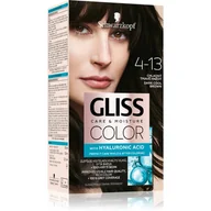Farby do włosów i szampony koloryzujące - Schwarzkopf Gliss Color Krem koloryzujący nr 4-13 Ciemny Chłodny Brąz 1op. SO_111660 - miniaturka - grafika 1