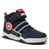 Buty dla chłopców - Sneakersy Geox J Perth Boy J367RD 05411 C0735 S Navy/Red - miniaturka - grafika 1