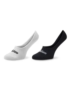 adidas Zestaw 2 par stopek unisex Thin Linear Ballerina IC1295 Czarny - Skarpetki męskie - miniaturka - grafika 1