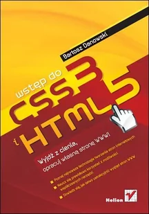 Wstęp do HTML5 i CSS3 - E-booki - informatyka - miniaturka - grafika 1