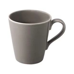 Szary porcelanowy kubek Villeroy & Boch Like Organic, 350 ml - Kubki - miniaturka - grafika 1